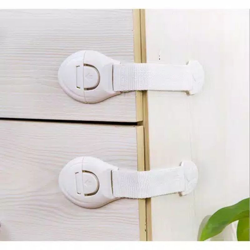 MN Pengaman Laci Tali Kunci - Kait Laci Lemari Pintu Kulkas 1pc