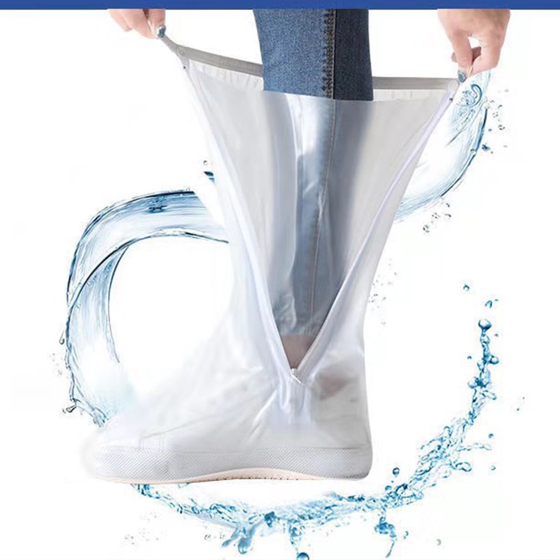 Rain Cover Hujan Sepatu Waterproof - H-213 - White