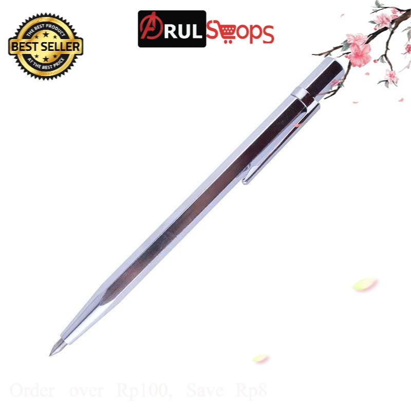 Flexsteel Pena Ukir Metal Engraving Scriber Tungsten Carbide Tip