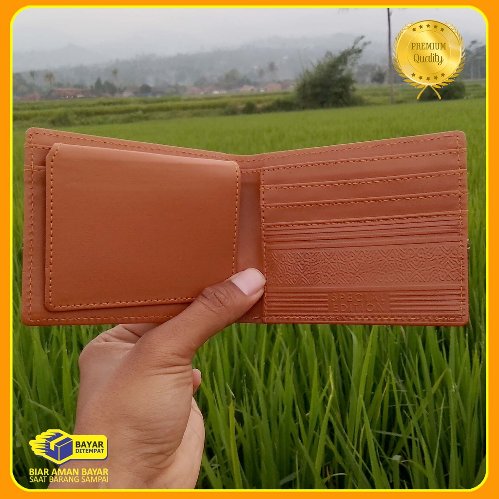 COD DOMPET cowok distro AMT sintetik fashionable