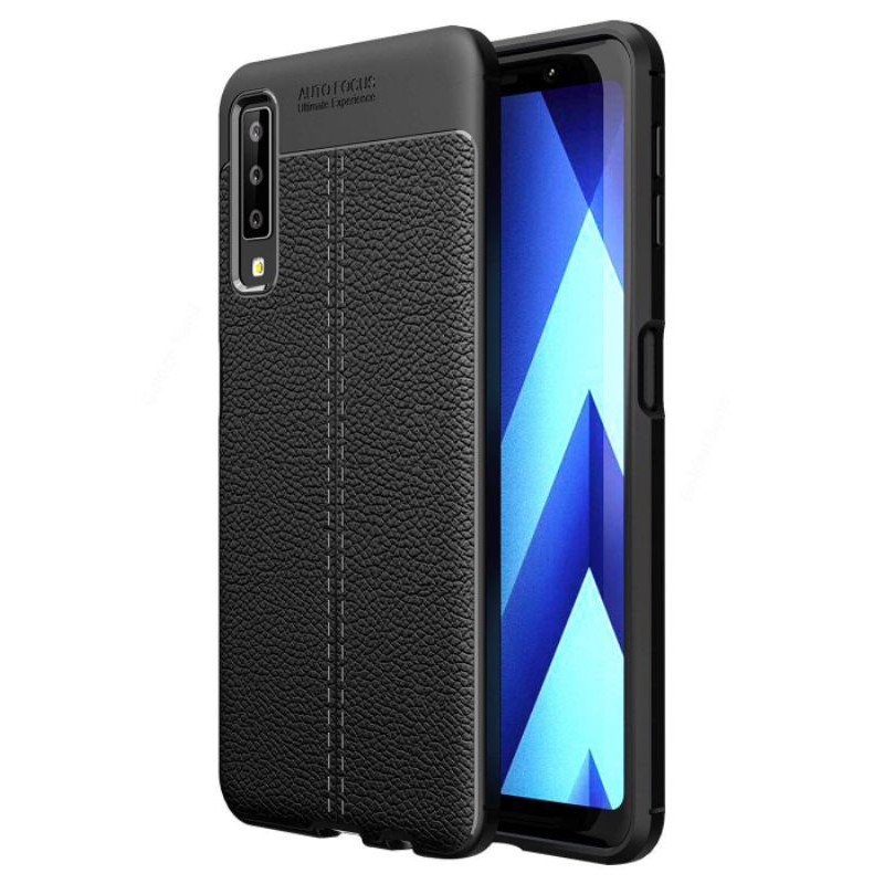 CASE AUTOFOCUS KULIT JERUK HITAM SAMSUNG A7 2018 SILIKON Jelly Softcase A7 2018 Jelly SAMSUNG A750