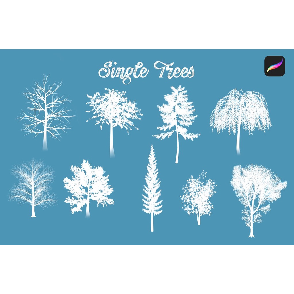 Procreate Brush - Forest Tales Set for Procreate