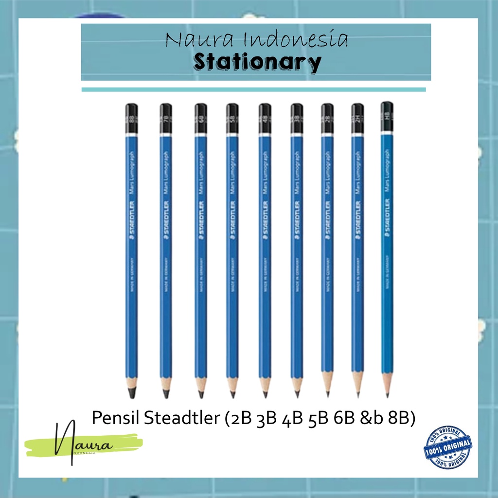 

PENSIL STAEDTLER ( 2B 3B 4B 5B 6B 7B 8B HB)