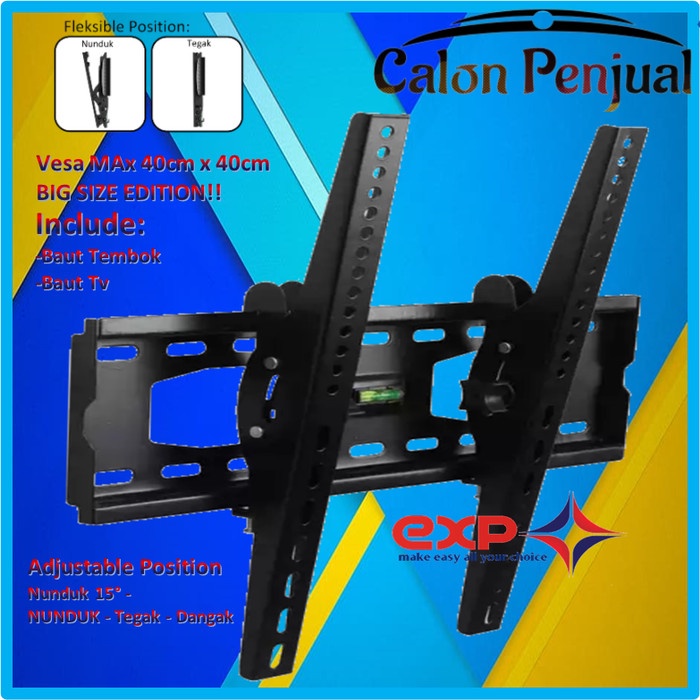 Bracket TV  PHILIPS 42&quot; s/d 55&quot; waterpass GARANSI 100% COCOK!