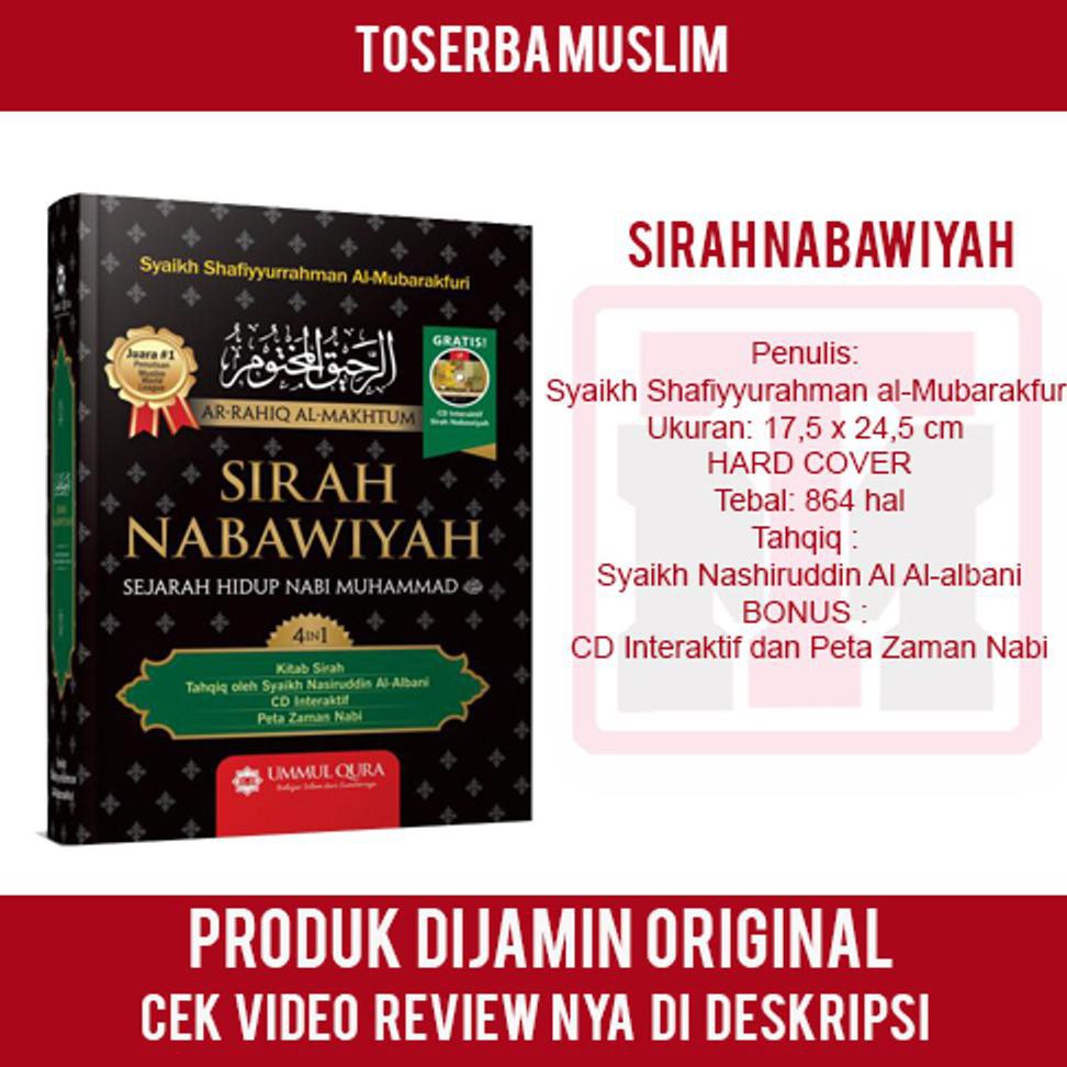 Paling Murah!! Sirah Nabawiyah - Sejarah Hidup Nabi Muhammad (Terjemahan Al Rahiq Al Makhtum)