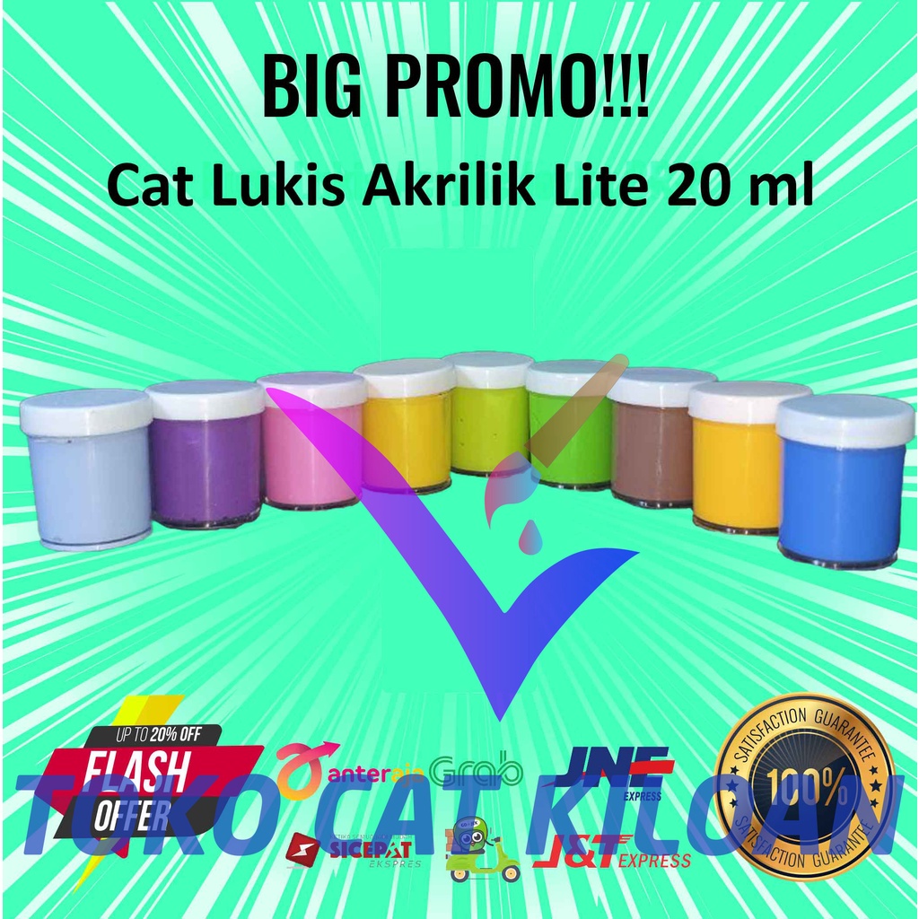 

Cat Lukis Akrilik/Acrylic 20 ml Produk Lokal Noir