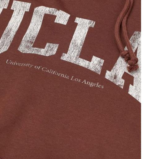 ➺ Hoodie Crop Ucla | hoodie oversize wanita size L.XL | bahan fleece halus dan tebal LD 115 cm ♜