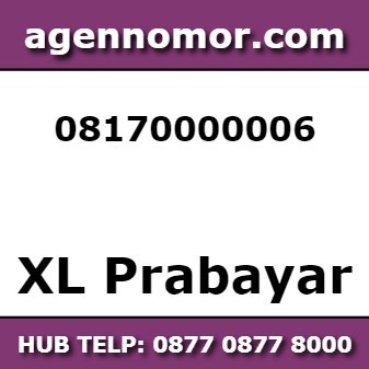 kartu perdana xl nomor cantik 0817 000000 6 11 digit