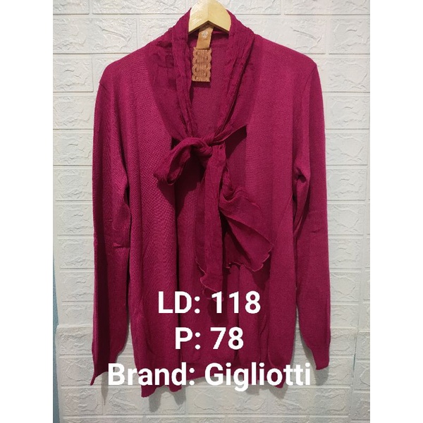 Cardigan Rajut dan Atasan Wanita (Thrift Shop/Preloved) 022-09