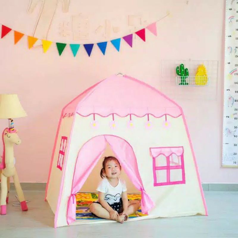 CAMPING HOUSE PLAY TENT TENDA ANAK BERMAIN MODEL RUMAH GOOD QUALITY