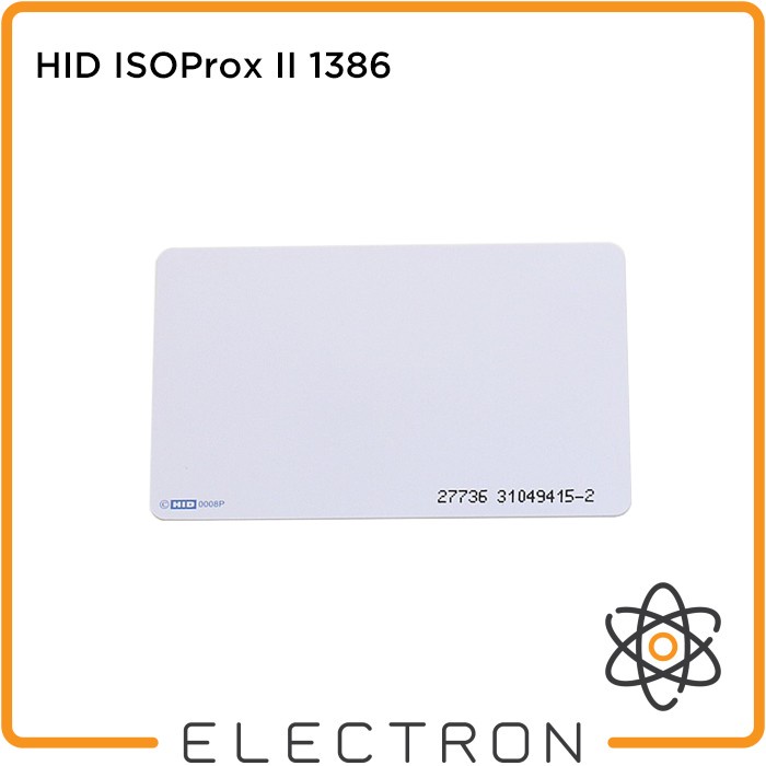 HID ISOProx II 1386 Original Card Kartu Akses Absensi RFID Proximity