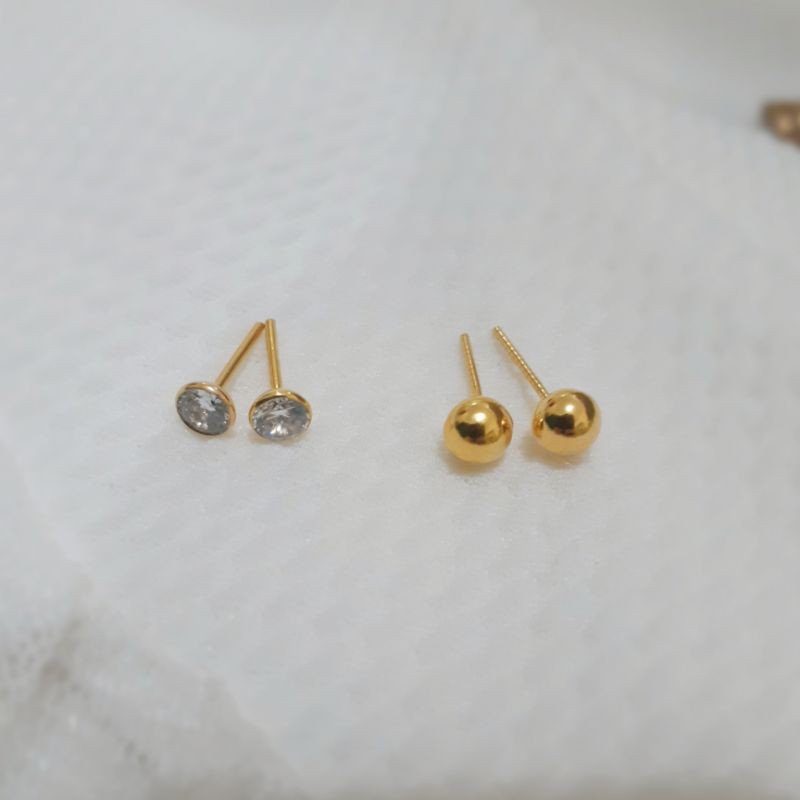 Anting Tusuk Anak dan Dewasa Emas Muda 1/2 gr