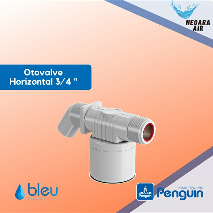 pelampung toren tandon tangki air otomatis penguin bleu otovalv Horizontal UK 3/4