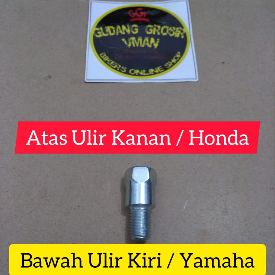 Sambungan Spion Adaptor Spion Peninggi Spion KANAN Ke KIRI Drat 14