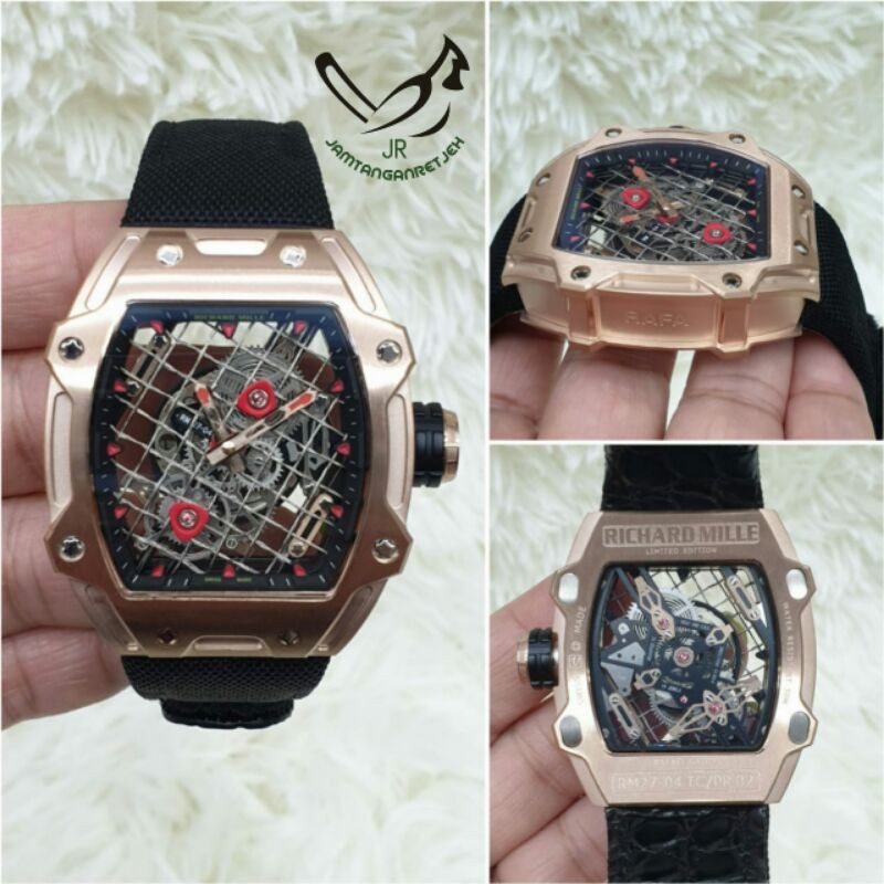 JAM TANGAN PRIA AUTOMATIC RM RAFA MESIN SWISS ETA KUALITAS ORIGINAL