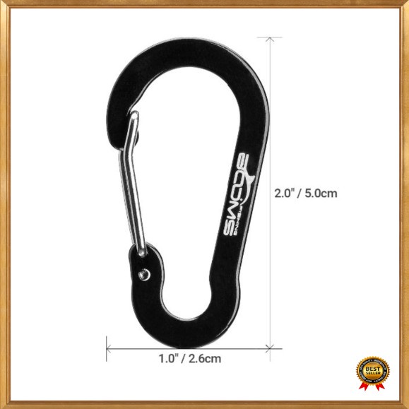 GS8 Promo ACOMPS Gantungan Karabiner Aluminium Alloy Snap Clip Lock 6 PCS - CC1 - Mix Color Limited