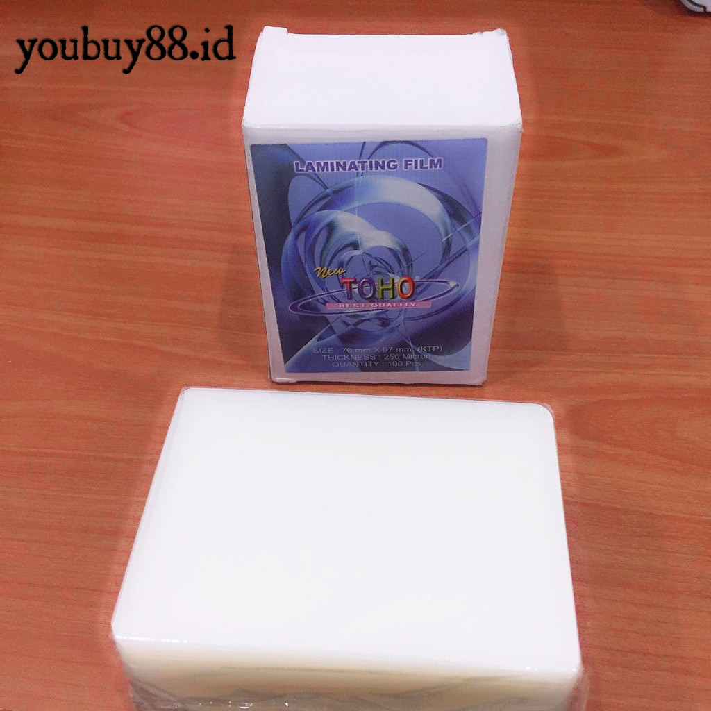 Jual PROMO MURAH Plastic Laminating TOHO ID Card (100pcs) Shopee