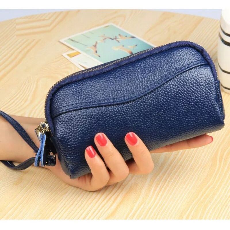 Dompet Hp Dan Uang Wanita Panjang KOREAN STYLE Anti air Pouch kosmetik Makeup Ibu-ibu cewek Papirut import terbaru 2022