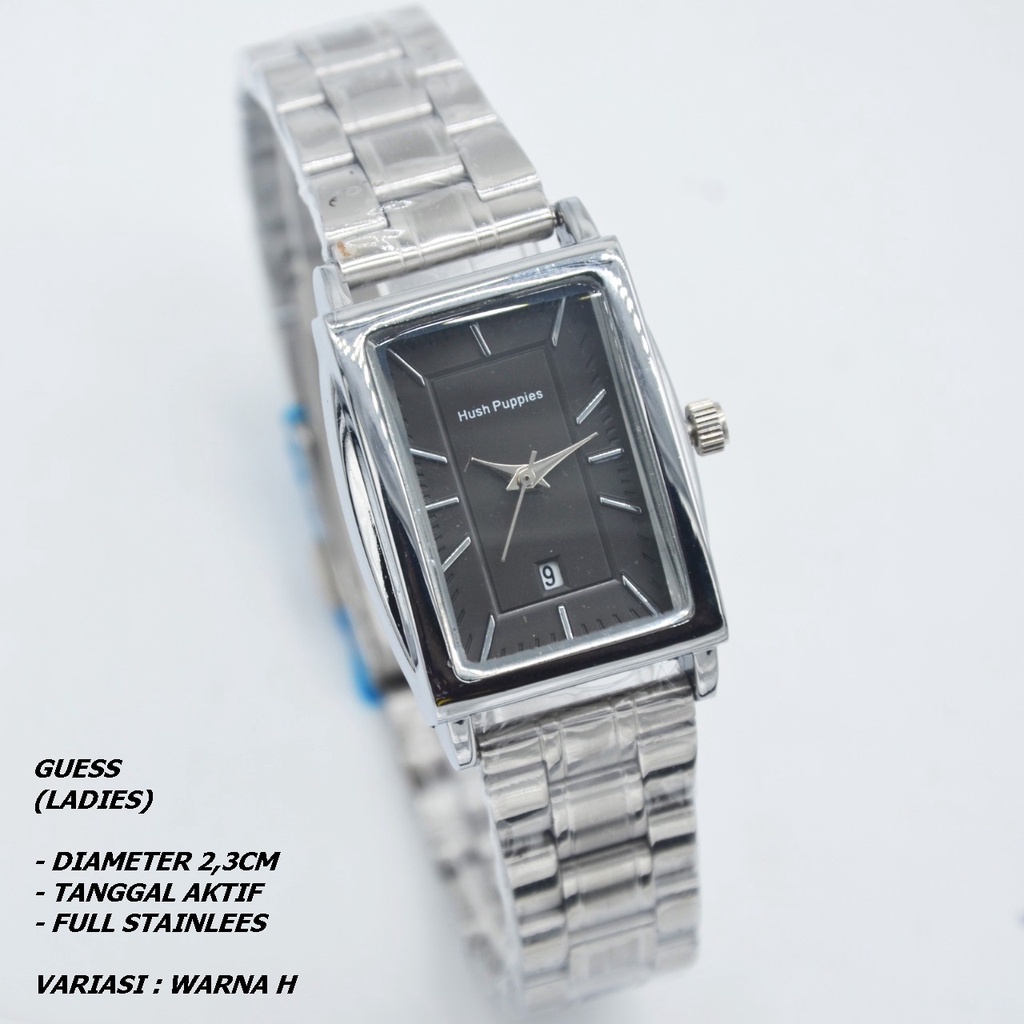 JAM TANGAN WANITA GUESS RANTAI BODY SEGI TANGGAL AKTIF