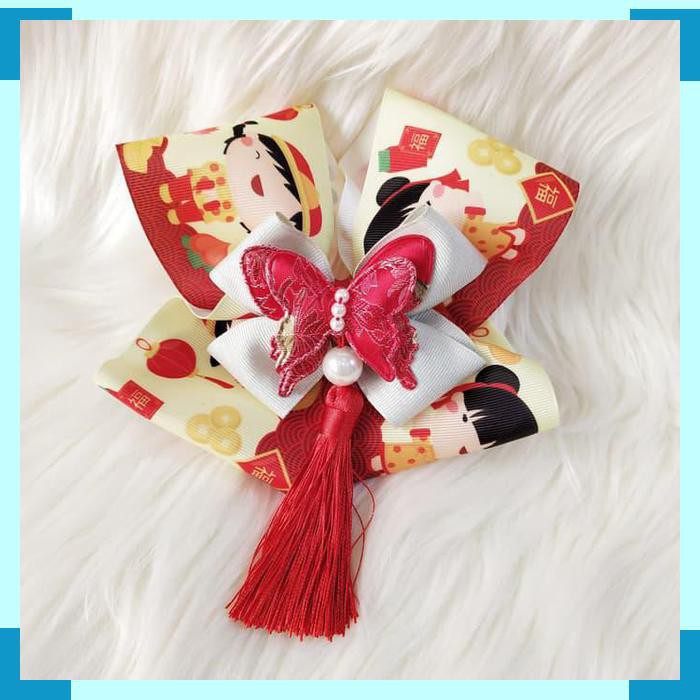 

pita jepit jojo siwa edisi imlek mei ling tassel cnycollection