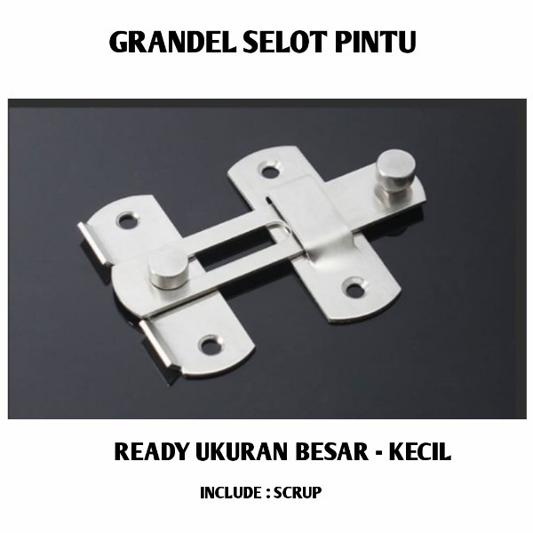 Grendel Slot Pintu Sliding Geser Door, Sliding Lock , Selot, Kunci