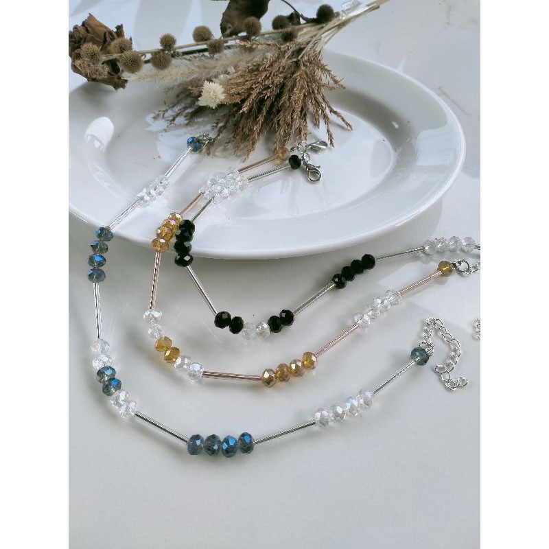 Zoe Choker kalung beads