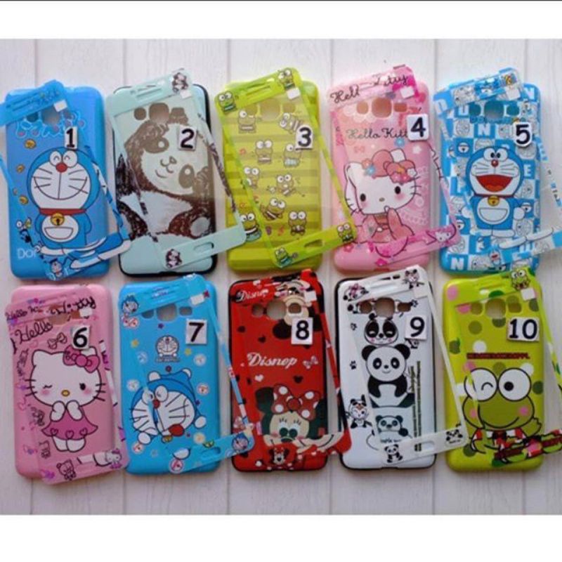 CASE JELLY GLOSSY KARAKTER+TG XIAOMI REDMI 8A PRO/ 9/ NOTE 8 PRO/ REDMI K20/POCOPHONE F1/ CASE KARAK