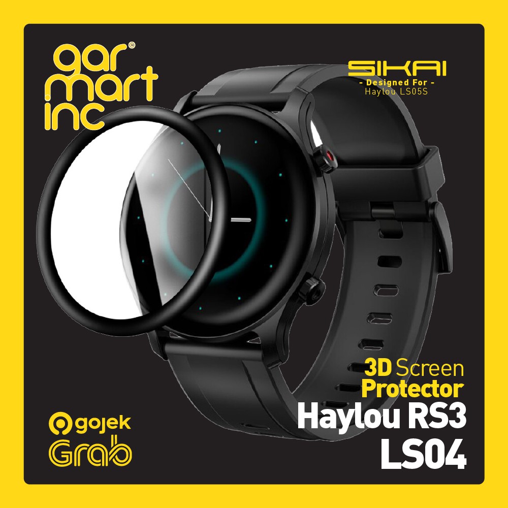 SIKAI Curved Anti Gores 3D Full Cover for Haylou RS3 LS04 Screen Protector LCD