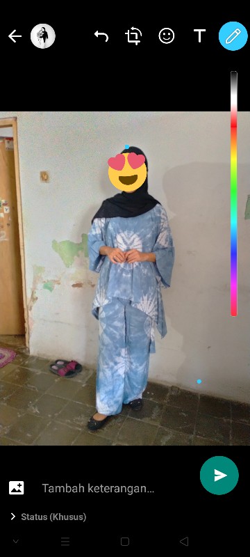 Setelan Shibori Batik Shibori Shibori Set Shibori Batik Pekalongan