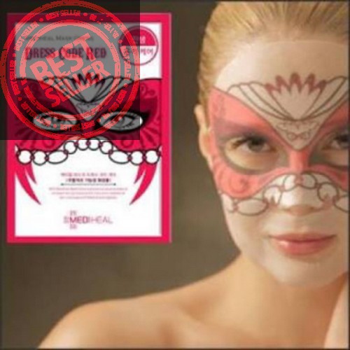MERAH Dress Code Red Mediheal Masker Korea (per buah)