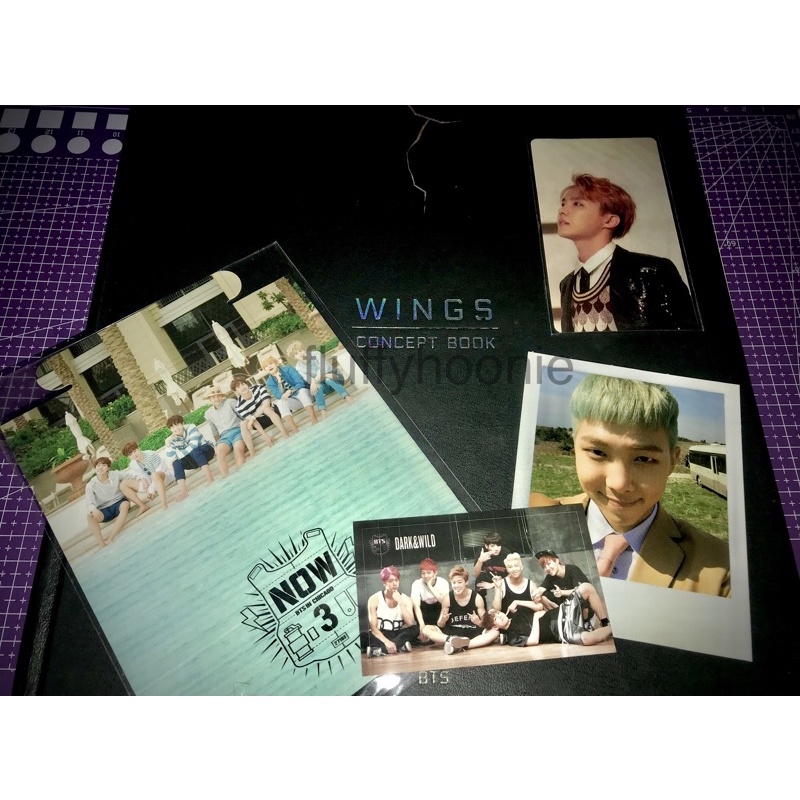 photobook wings concept book + lenticular jhope