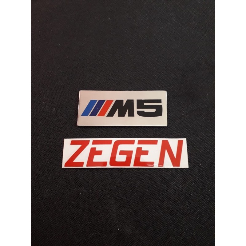 Emblem plat badge bmw m5 metal