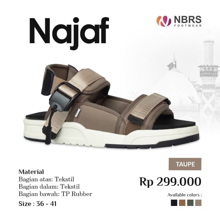 Nibras Footwear Najaf Sepatu Sandal Casual Pria Wanita