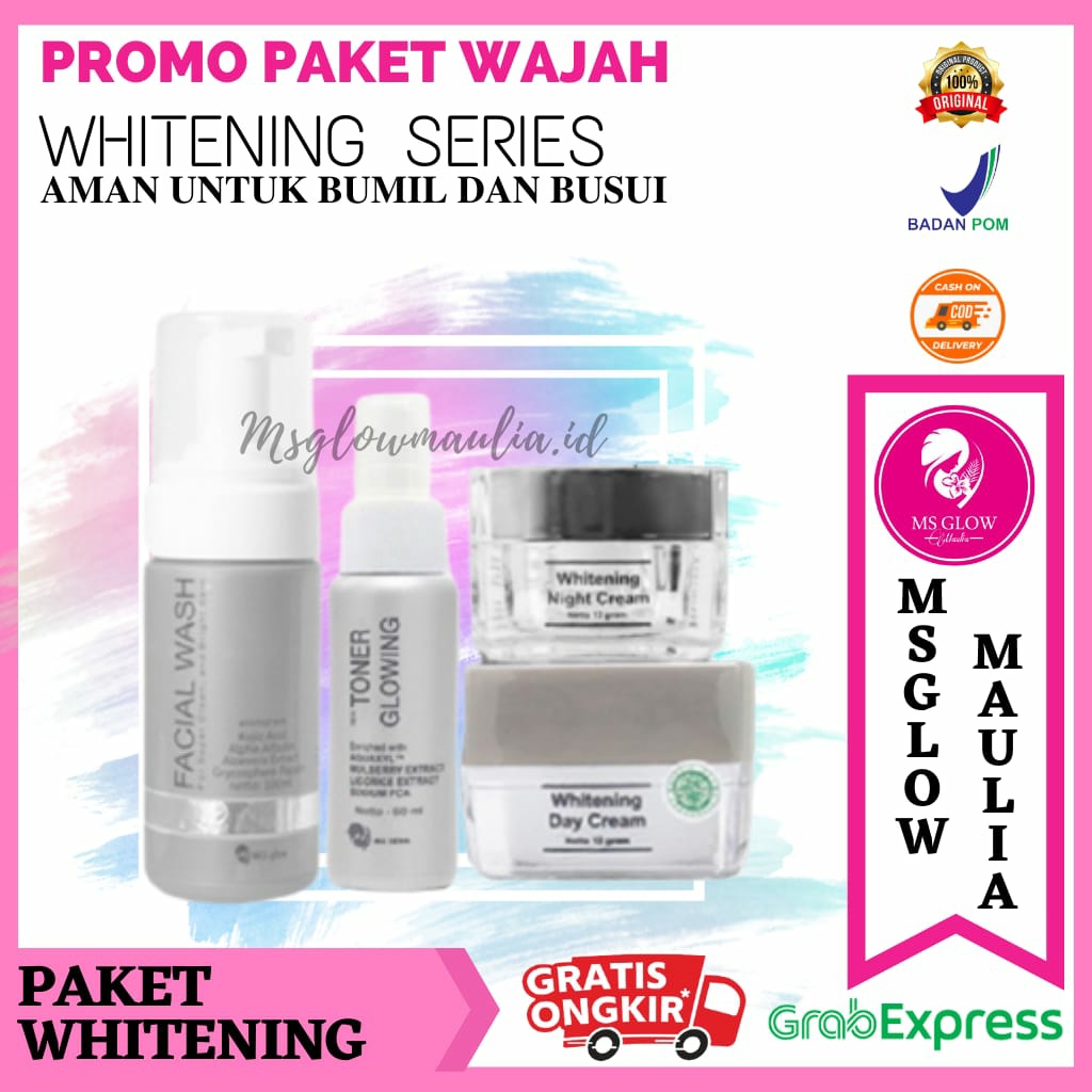 MS Glow Whitening Series | MS GLOW Paket Pemutih | MS Glow Original | Ms Glow Original | MS GLOW