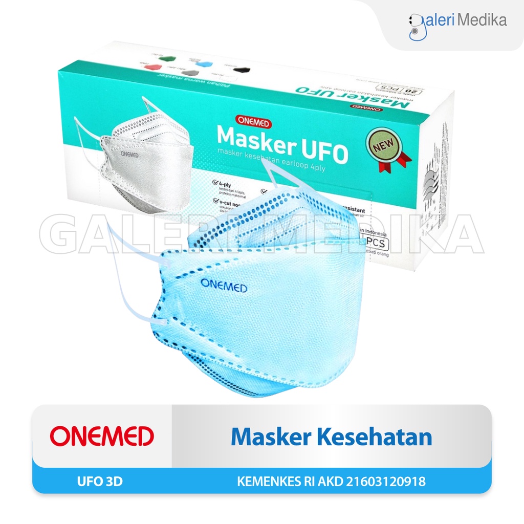 Onemed Masker UFO 4Ply Box Isi 20pcs