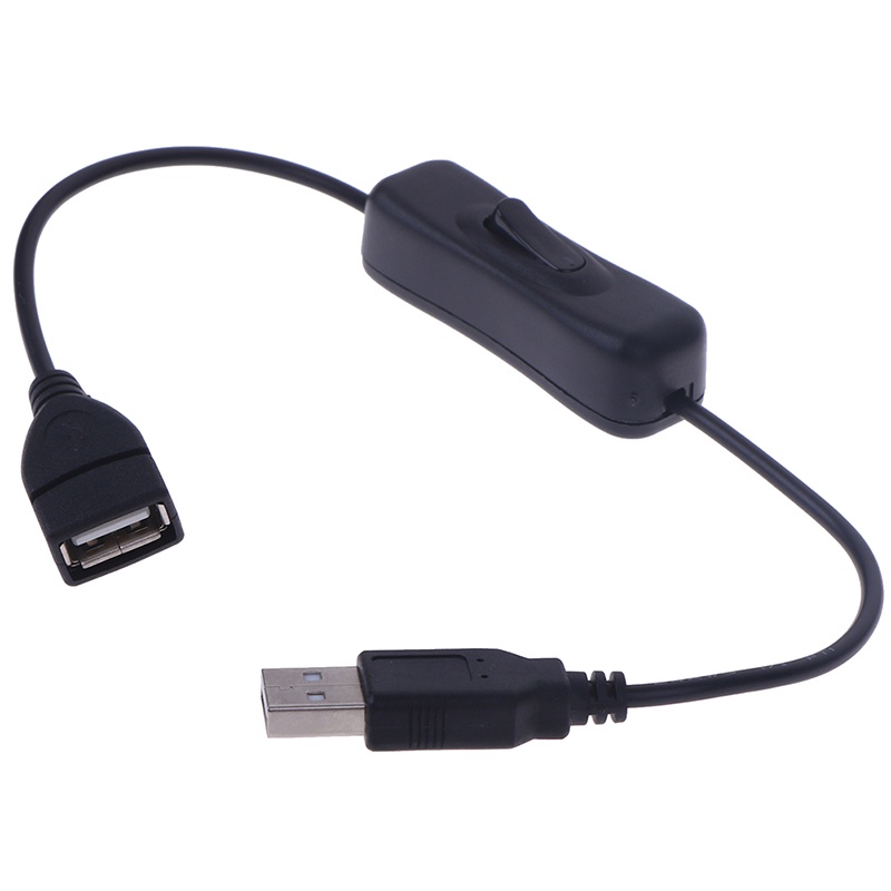 {LUCKID}1Pc USB 2.0 A Male to A Female Extension Extender Cable With Switch ON/OFF Cable