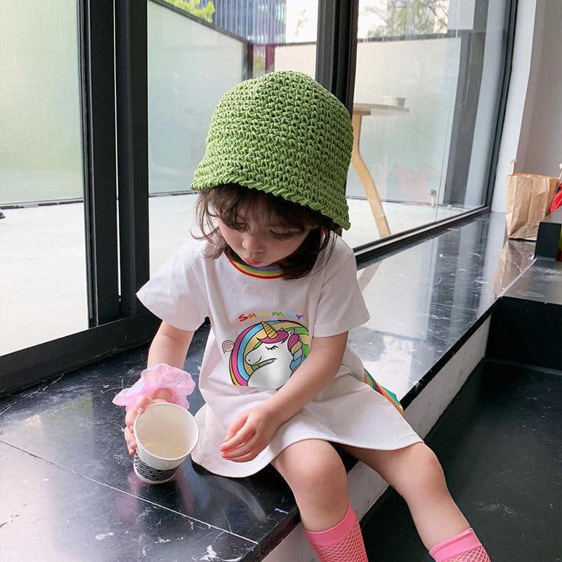 [JEWELS KIDS] UNICORN SIMPLE DRESS/ DRESS UNICORN ANAK / BAJU  UNICORN ANAK