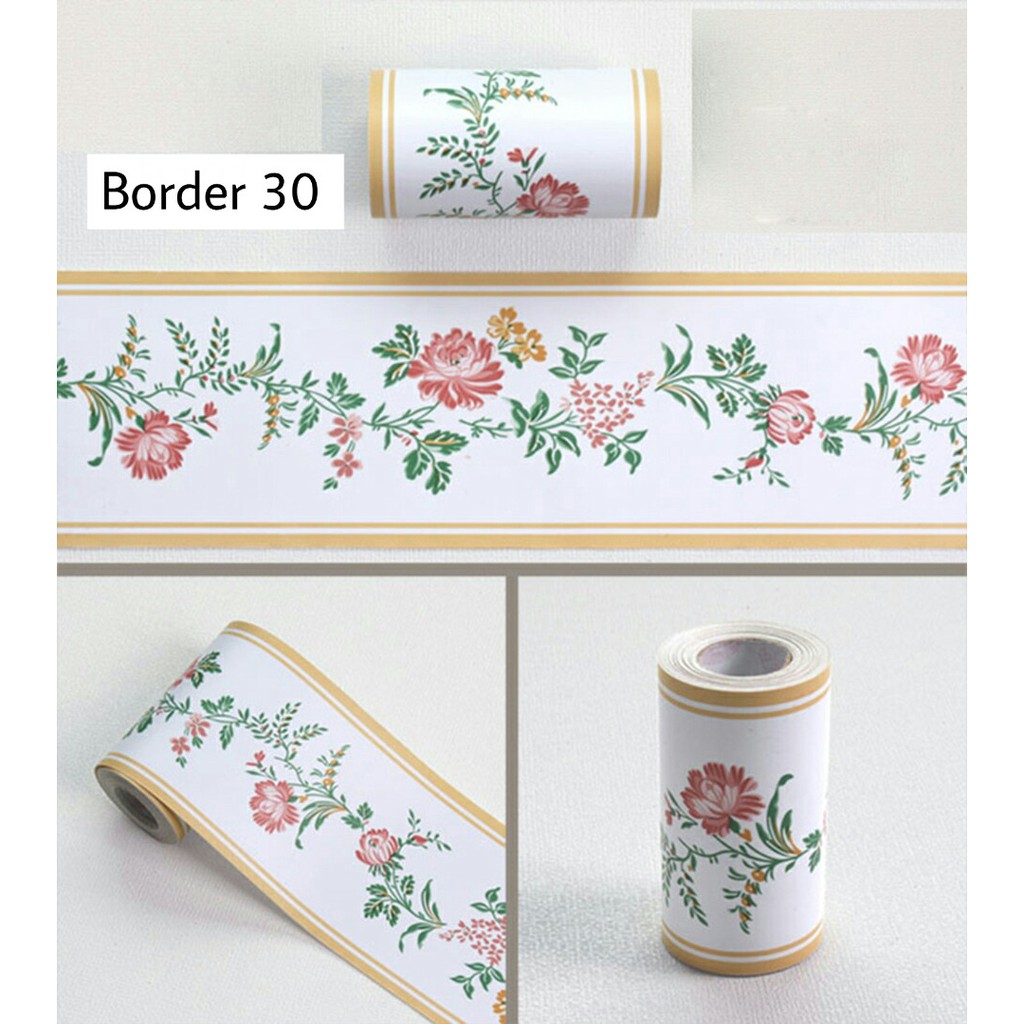 RELIZA WALL BORDER LIS 10CM X 10METER STIKER DINDING HOME DECOR