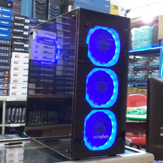 Casing gaming kondisi baru fan 4 unit