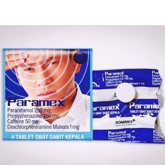 PARAMEX isi 4 tablet obat sakit kepala Original