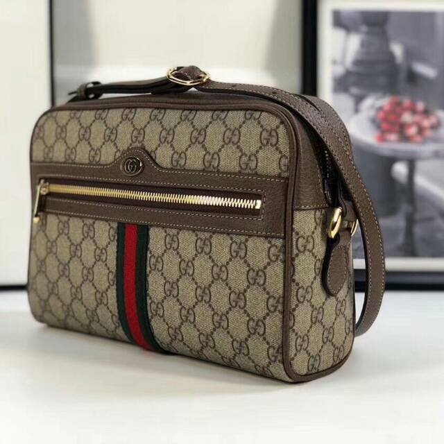 Ori leather tas gucci supermirror