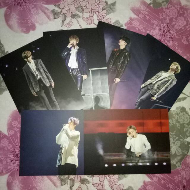 BTS Wings Tour dvd Bluray postcard