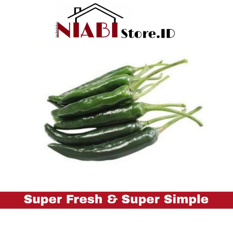 

CABE HIJAU BESAR SEGAR 100 GRAM