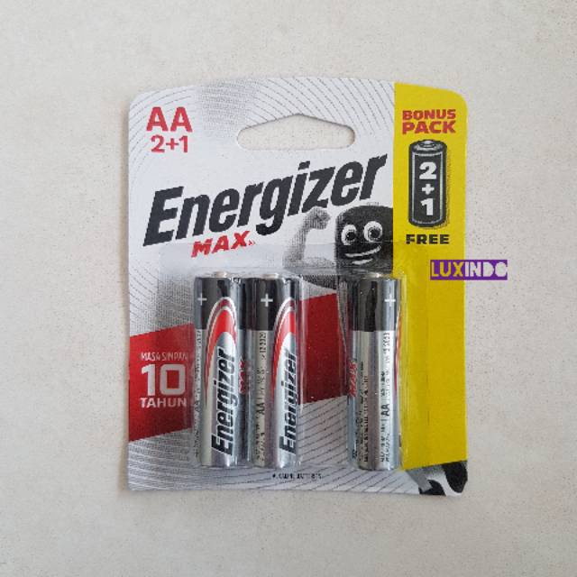 Baterai/Battery/Batere/Batre Energizer AA isi 3 pcs 1.5V - NJ