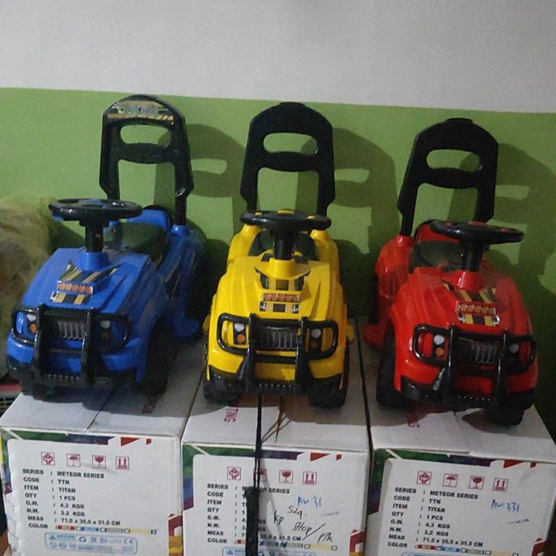 Mobil RideOn Titan Yotta ada MUSIK+DORONGAN