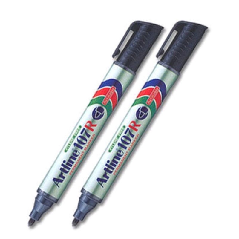 

Spidol Permanen Artline warna hitam dan biru
