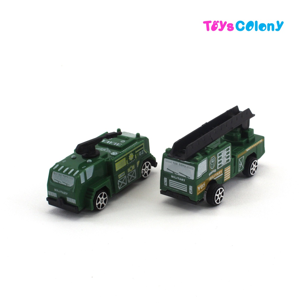 MAINAN ANAK MOBIL TANK TENTARA ISI 4PCS BUKAN DIECAST PULL BACK