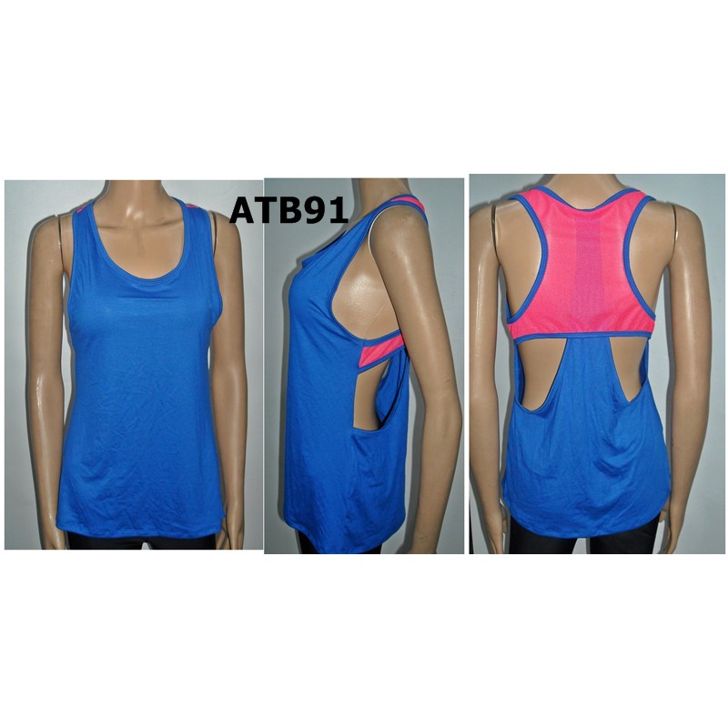 Baju senam Tanktop zumba Yoga Aerobik kode ATB91