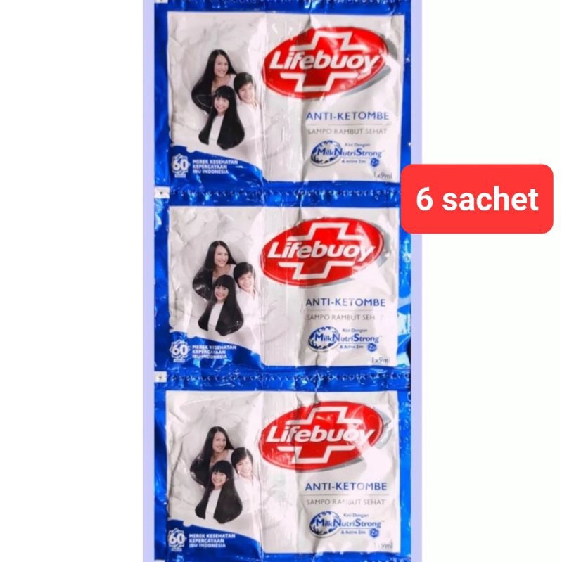 SHAMPO LIFEBUOY SACHET  ISI 6 SACHET