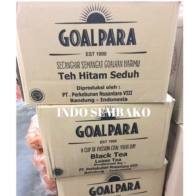 Teh Goalpara 32 x 250g Dus / Teh Hitam Bubuk Goalpara Karton / Teh Goalpara Dus